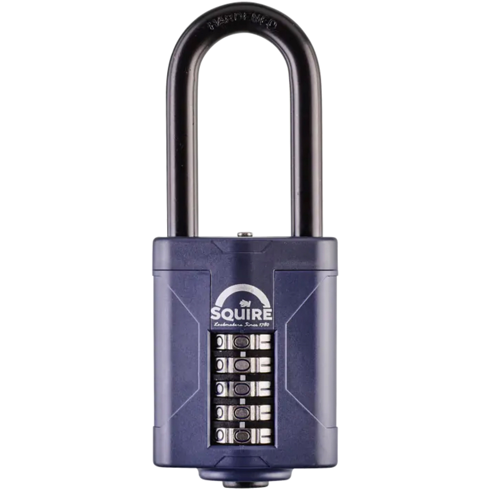 Squire 60mm 5 Wheel Combination Extra Long Shackle Padlock Image 1