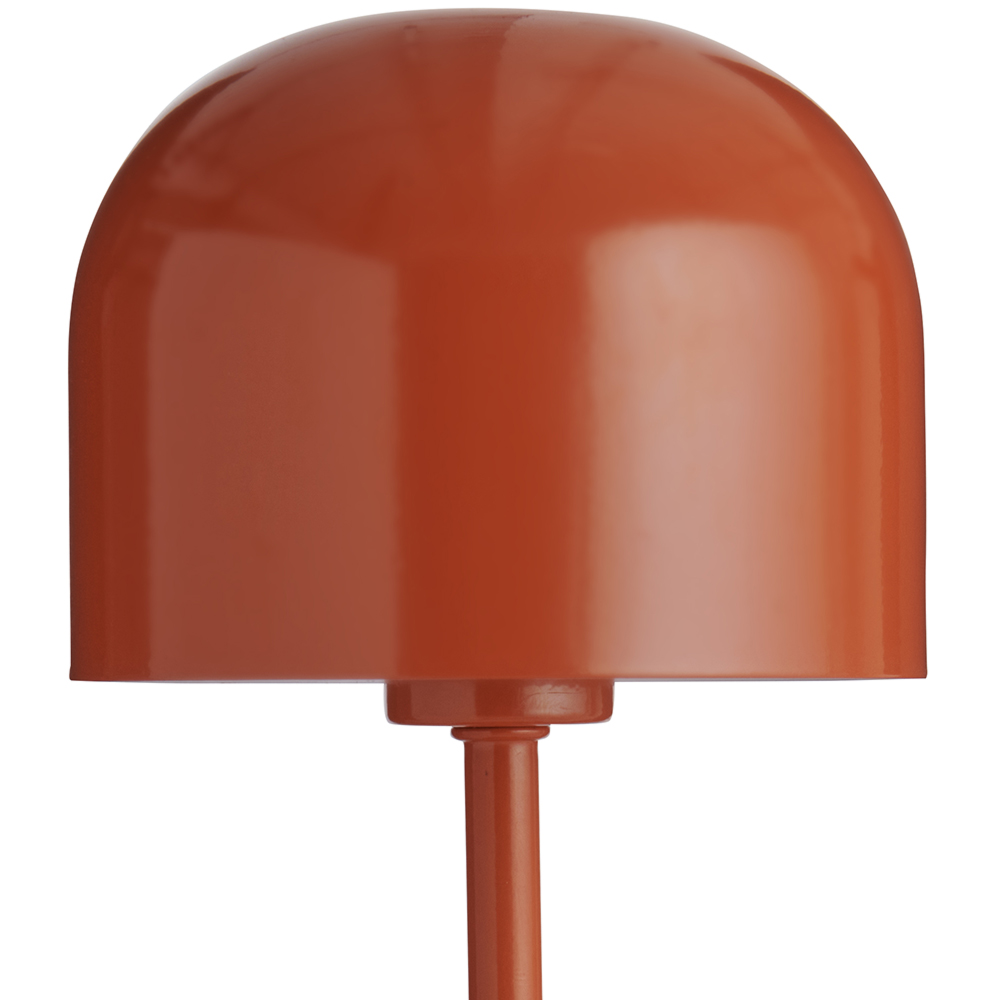 Wilko Orange Stick Lamp Rounded Shade Wilko