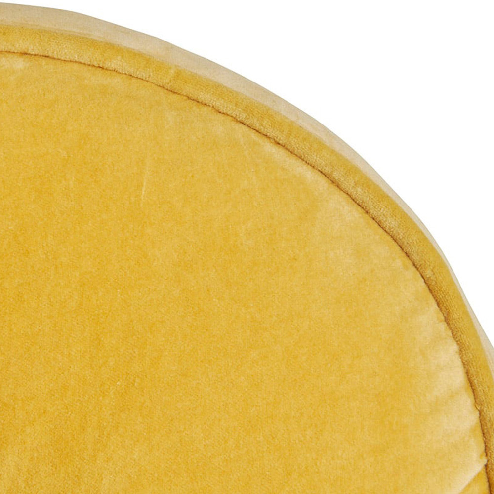 Wilko Yellow Round Cushion 45cm Image 2