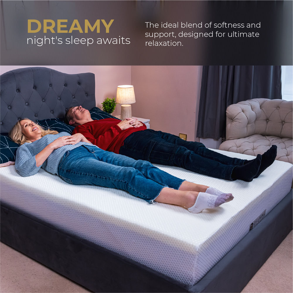 DS Living PureDream King Size Orthopaedic Memory Foam Mattress 10 inch Image 4
