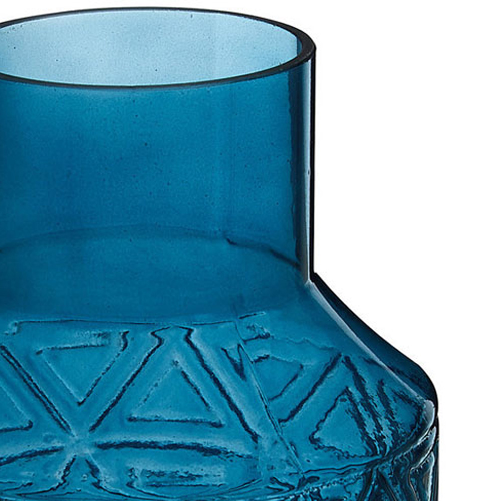 Premier Housewares Blue Complements Dakota Glass Vase Image 5