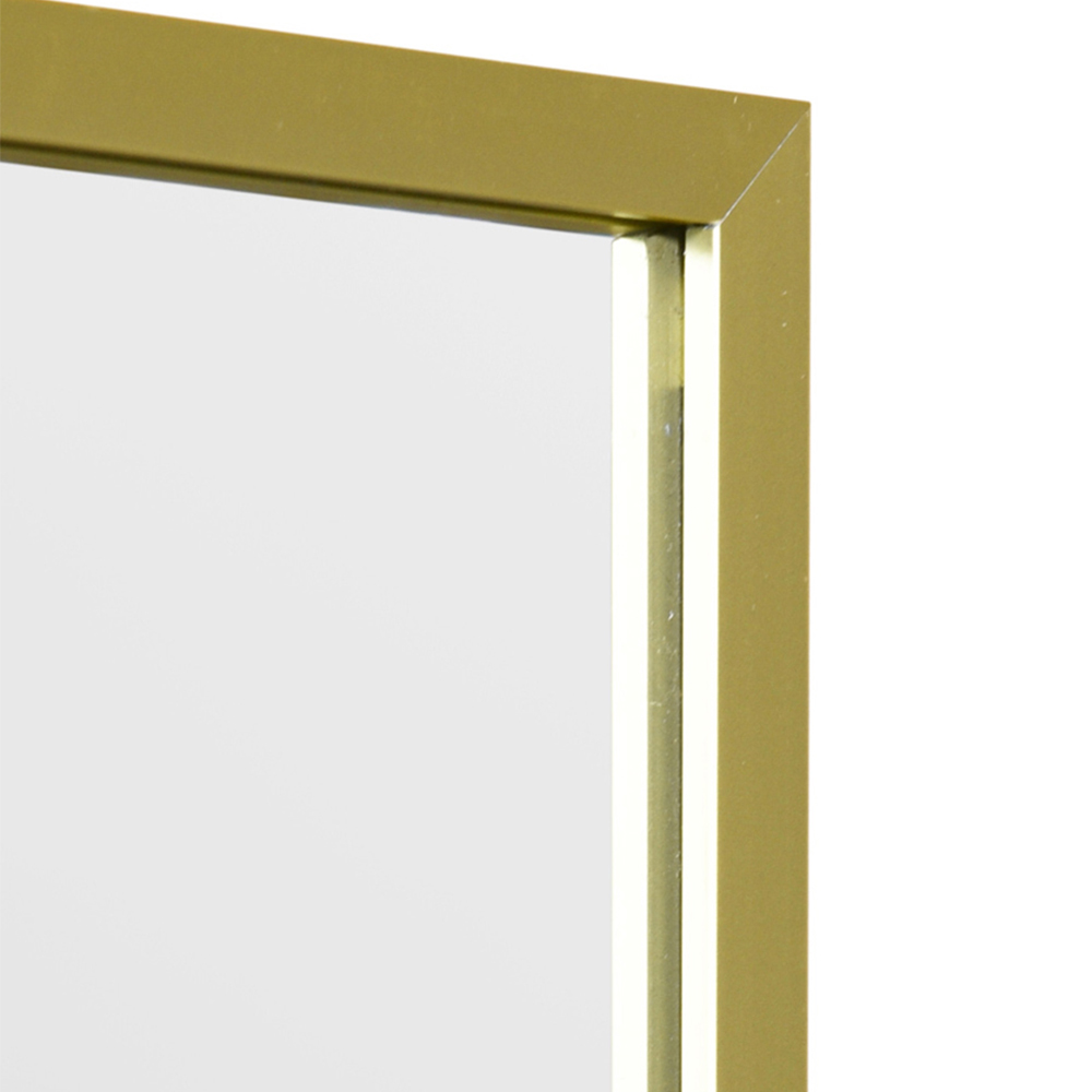 The Artus Gold Aluminium Wall Mirror 120 x 80cm Image 6