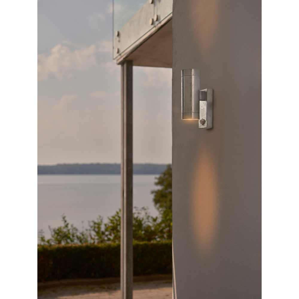 Nordlux Tin Maxi Galvanised Double Sensor Wall Light Image 2