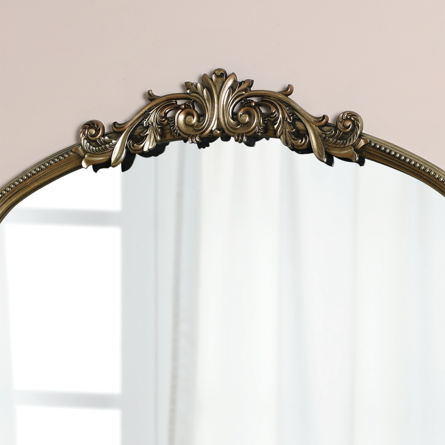 Antique Gold Lean To Mirror - Gold Image 4
