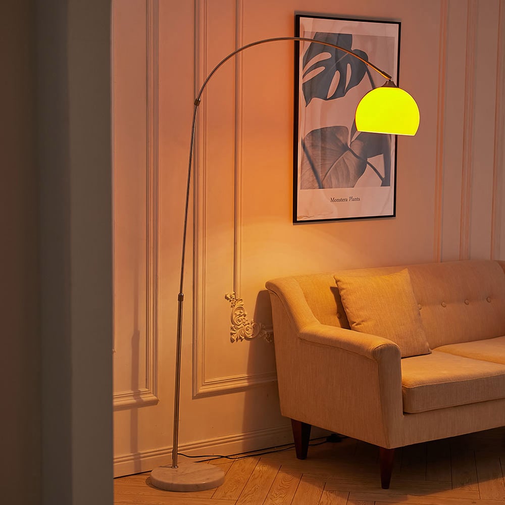 Living and Home Arched Floor Lamp Image 8