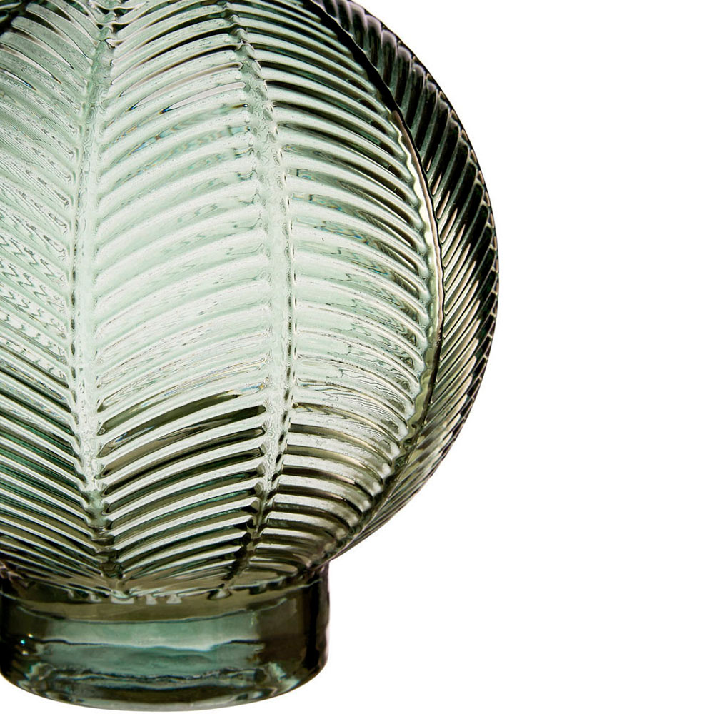 Premier Housewares Green Complements Fern Small Glass Vase Image 3