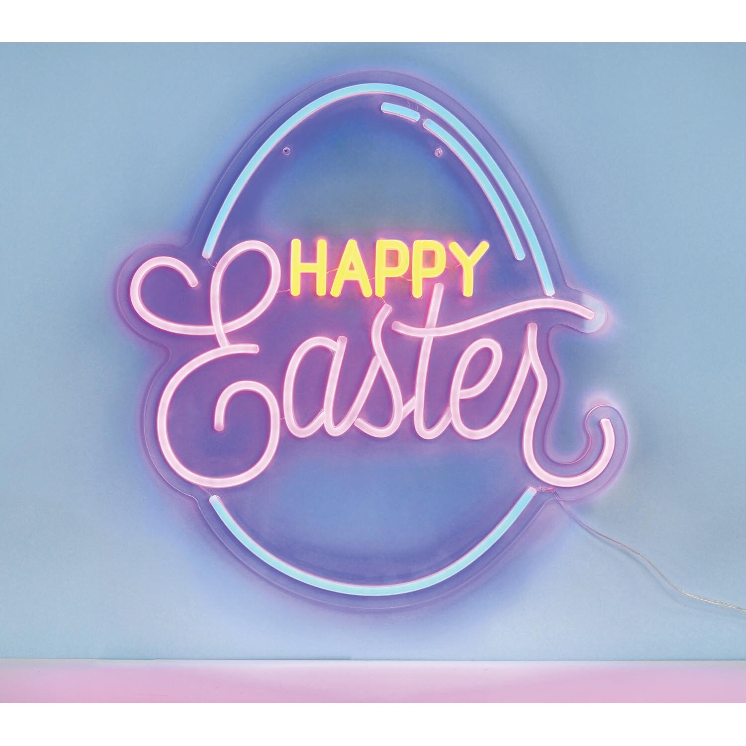 Happy Easter Egg Neon Sign Image 3