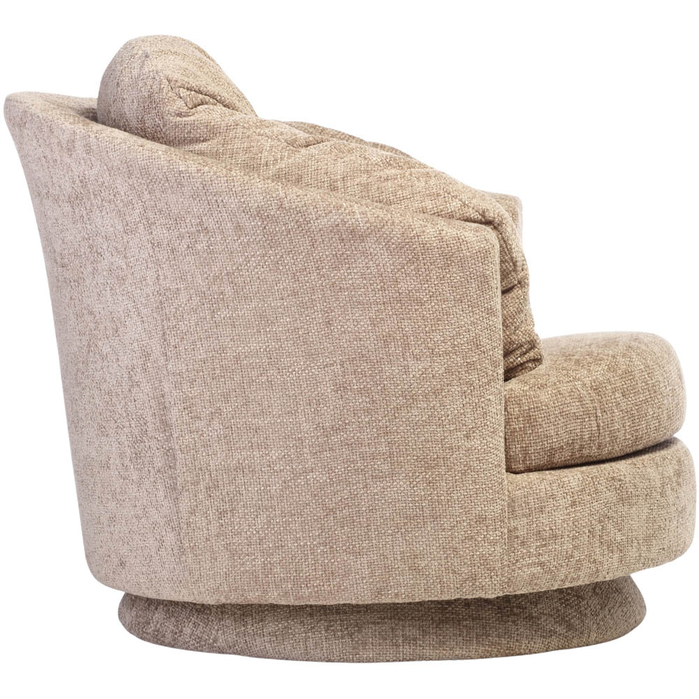 Desser Furniture Alston Jubilee Linen Swivel Tub Chair Image 5