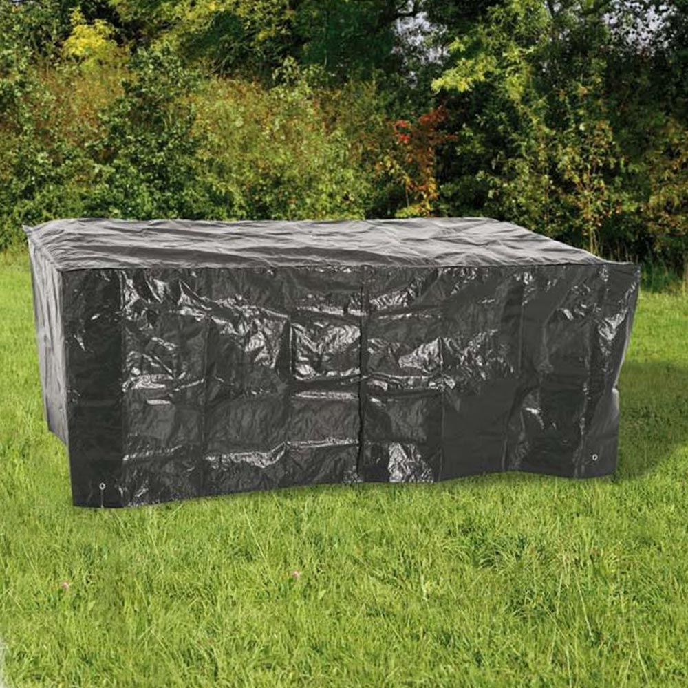 Wilko Dark Green Rectangle Table Cover Polyethylene Wilko