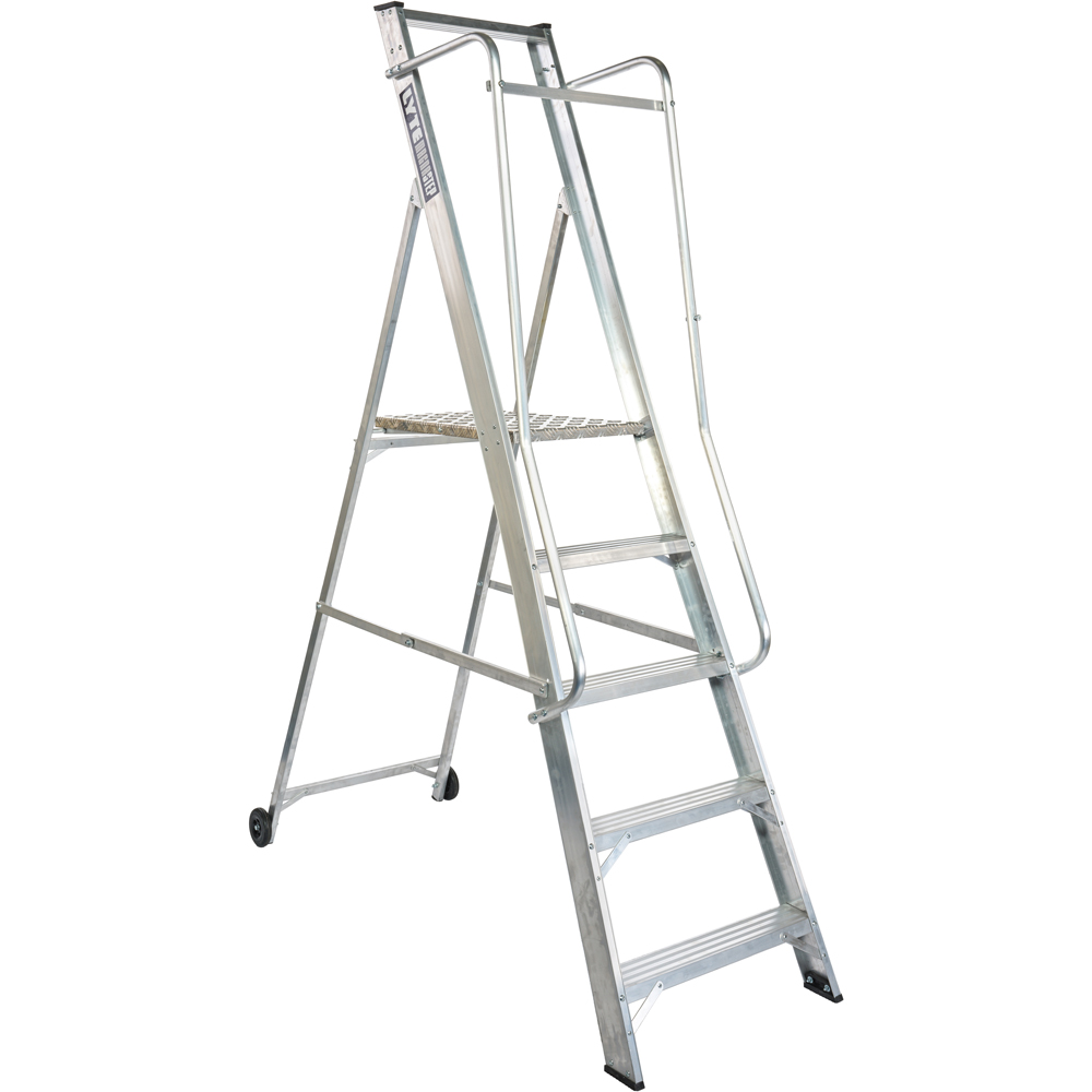 Lyte Ladders and Towers MagnaStep 5 Tread Aluminium Widesteps Ladder Image 1