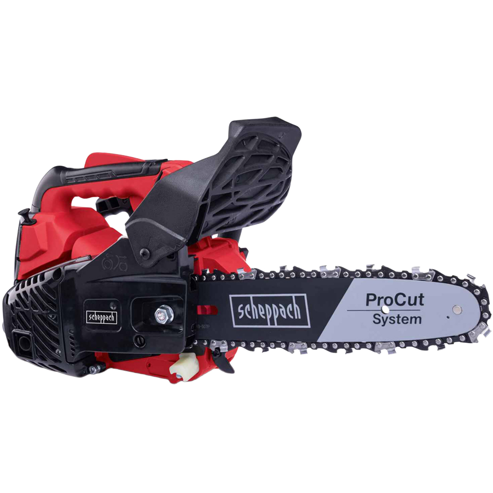 Scheppach PCS26 0.95HP 10 inch ProCut Blade Petrol Pruning Chainsaw 25.4cc Image 1