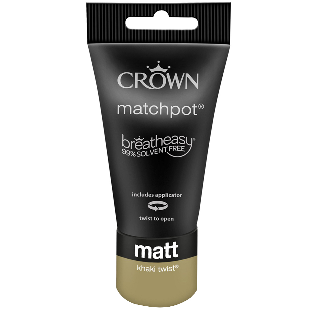 Crown Breatheasy Matt Emulsion Tester - Khaki Twist Image 2