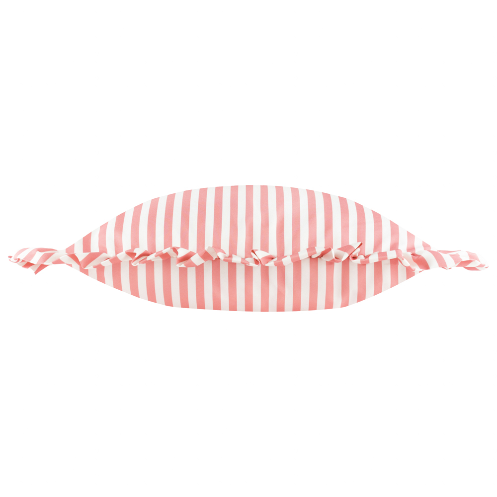 Wylder Nature Millie Pink Ruffle Stripe Cushion 50 x 50cm Image 2