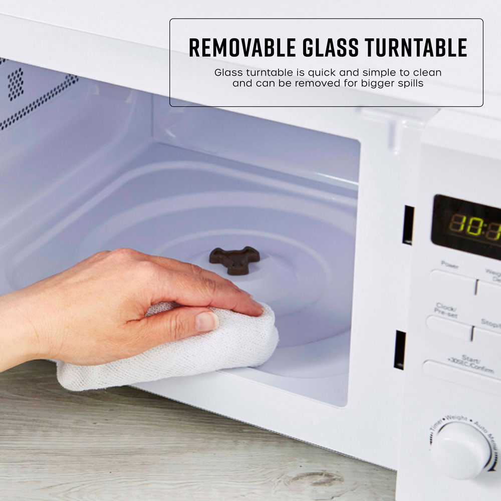 Swan SM4421WHT White Microwave Digital 20L 800W Image 7