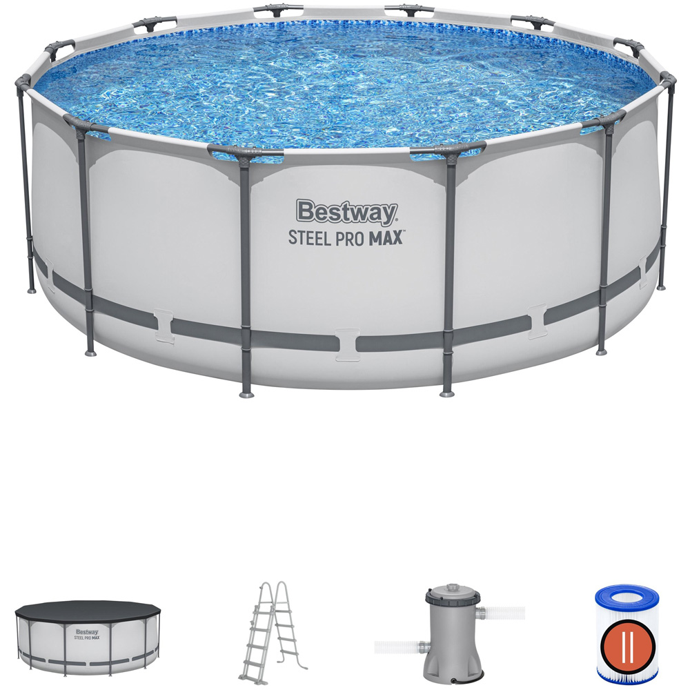Bestway Steel Pro Frame Paddling Pool 12ft x 48 inch Image 4