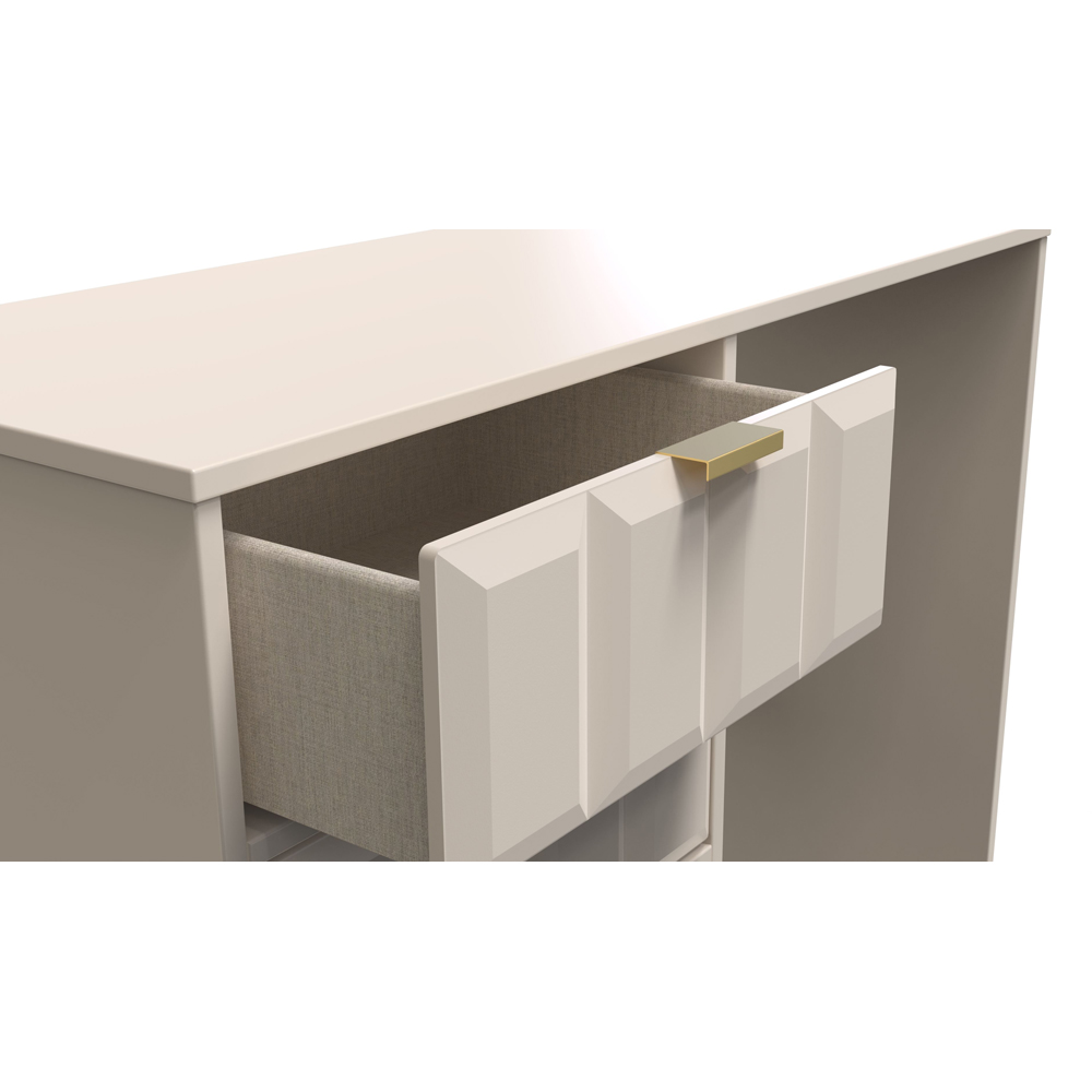 Crowndale Cube 4 Drawer Matt Kashmir Dressing Table Image 6