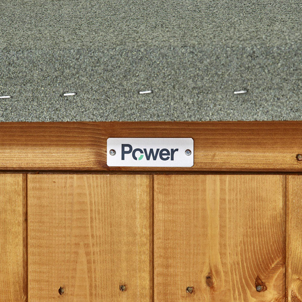 Power Sheds 20 x 8ft Apex Wooden Shed with Window Image 3