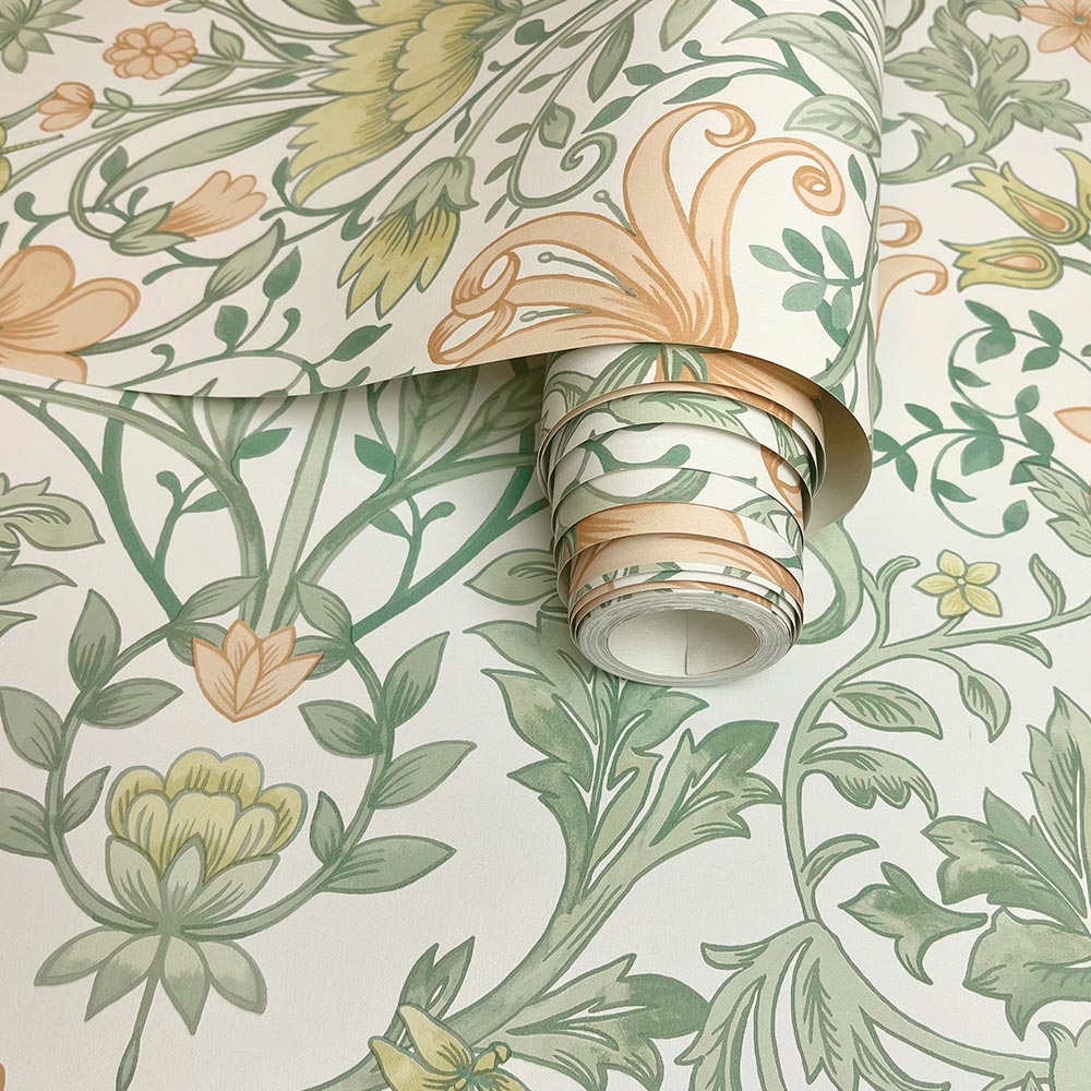 Holden Decor Vintage Floral Cream Ochre Wallpaper Image 2