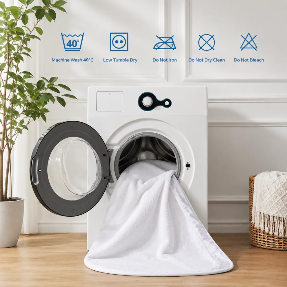 MHG Living Double Terry Waterproof Mattress Protector Image 6