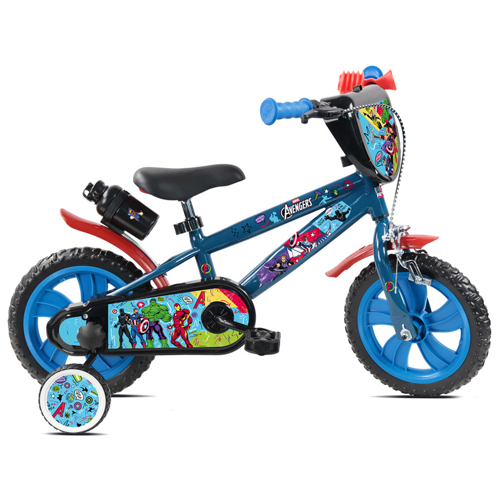 Denver Marvel Avengers 12 inch Kids Bicycle with Stabilisers Image 1