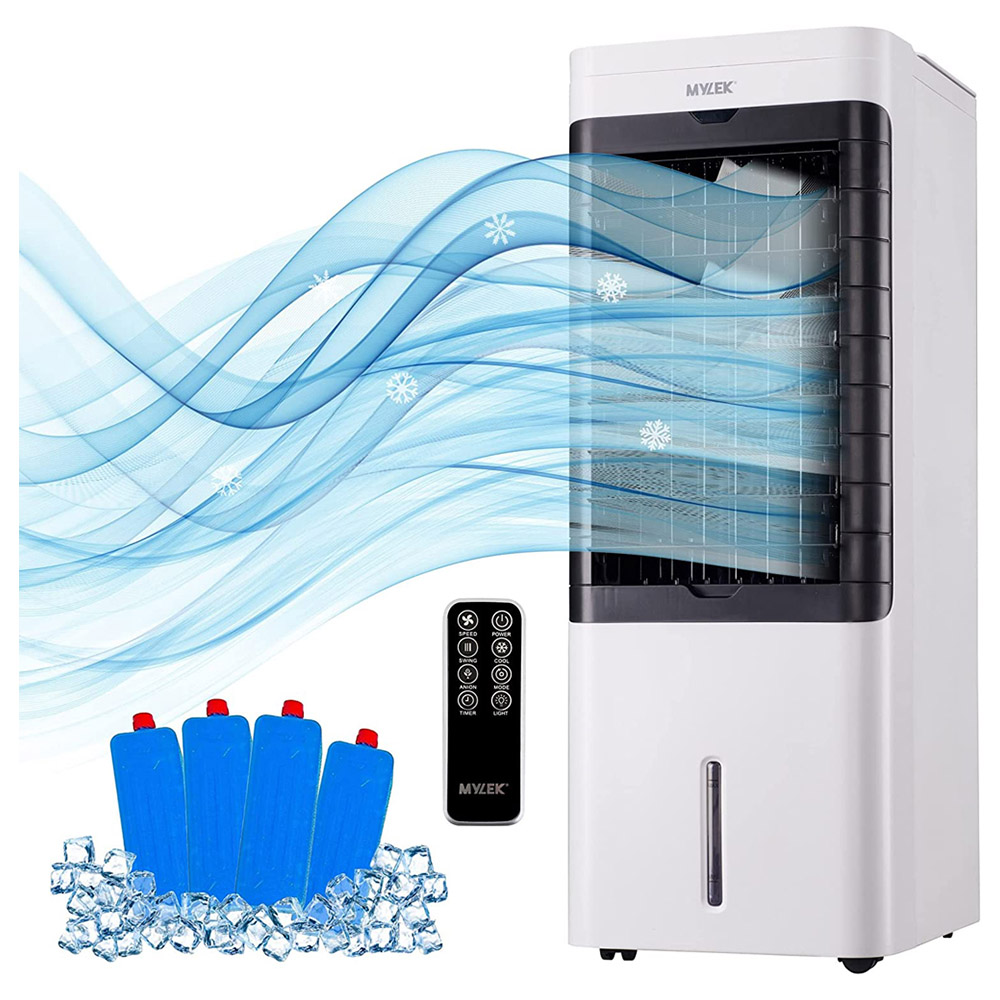MYLEK White MY850R Remote Control Portable Air Cooler 6L Image 2