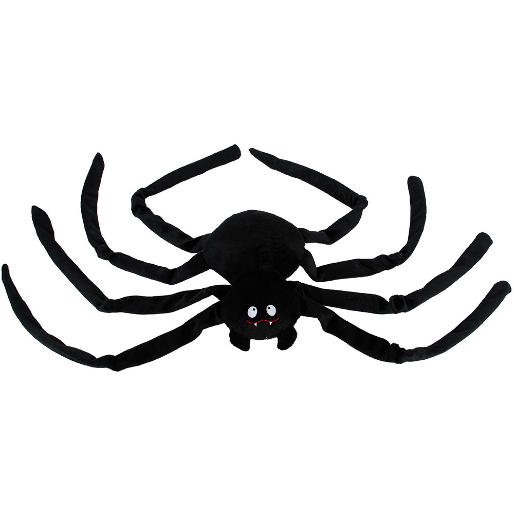 Giant Spider Dog Toy Black Image 1