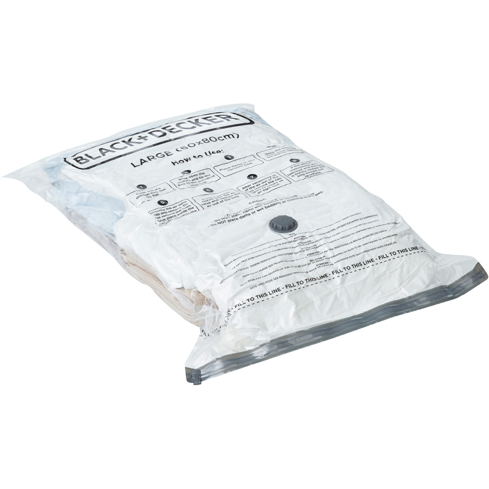 BLACK+DECKER Large Vacuum Storage Bag 3 Pack Image 3