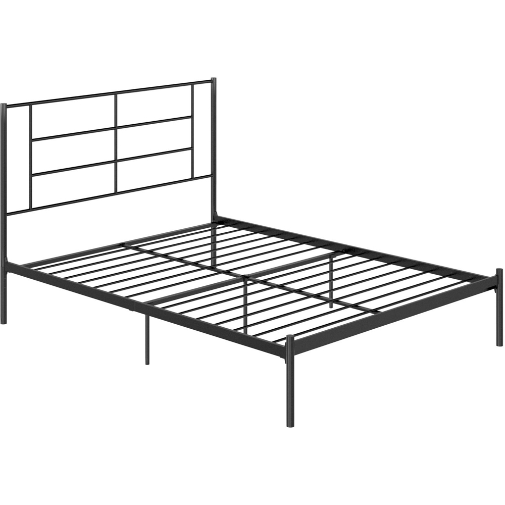 Dorel Jensen King Size Black Metal Bed Frame Image 2