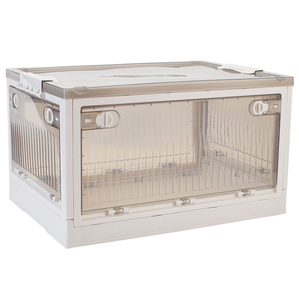 Living and Home Transparent Foldable Storage Box Image 1