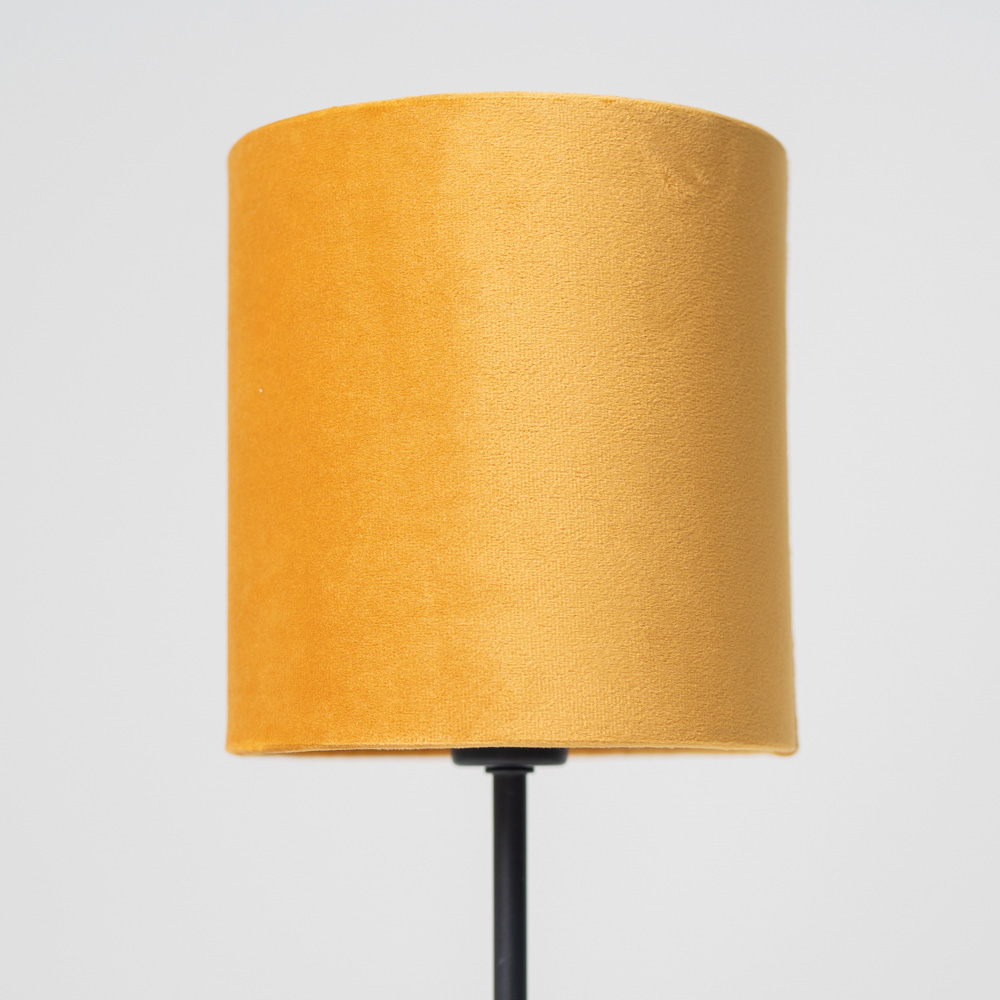 Kliving Hove Ochre Shade Black Table Lamp Image 3