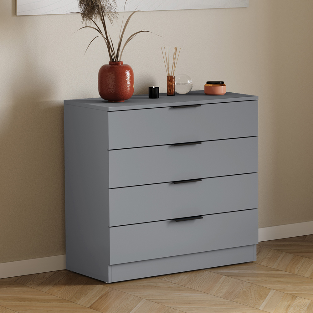 VIDA DESIGNS Trega Grey 3 Piece Bedroom Furniture Set Image 3
