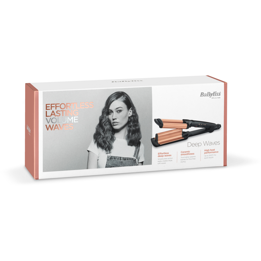 BaByliss Deep Waves Ceramic Coated Hair Styler Image 4