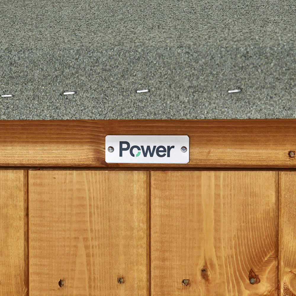 Power Sheds 4 x 8ft Apex Wooden Shed Image 3