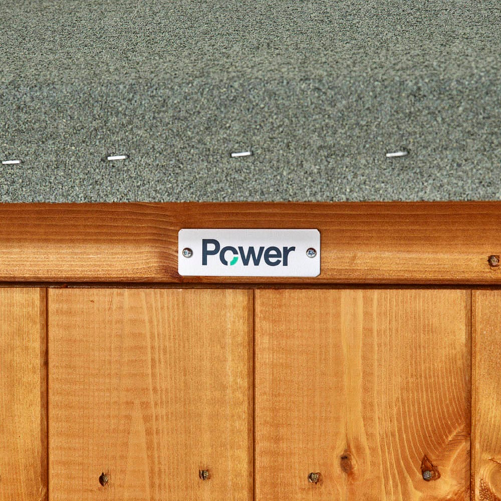 Power Sheds 10 x 8ft Apex Wooden Shed Image 3