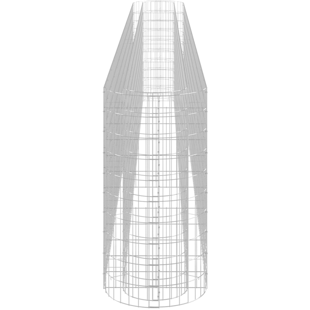 vidaXL Silver Galvanised Iron Gabion Raised Bed 540 x 50 x 100cm Image 4