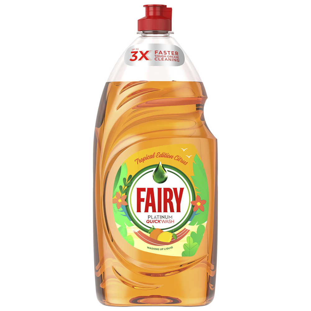 Fairy Platinum Citrus Washing Up Liquid 820ml Image 1