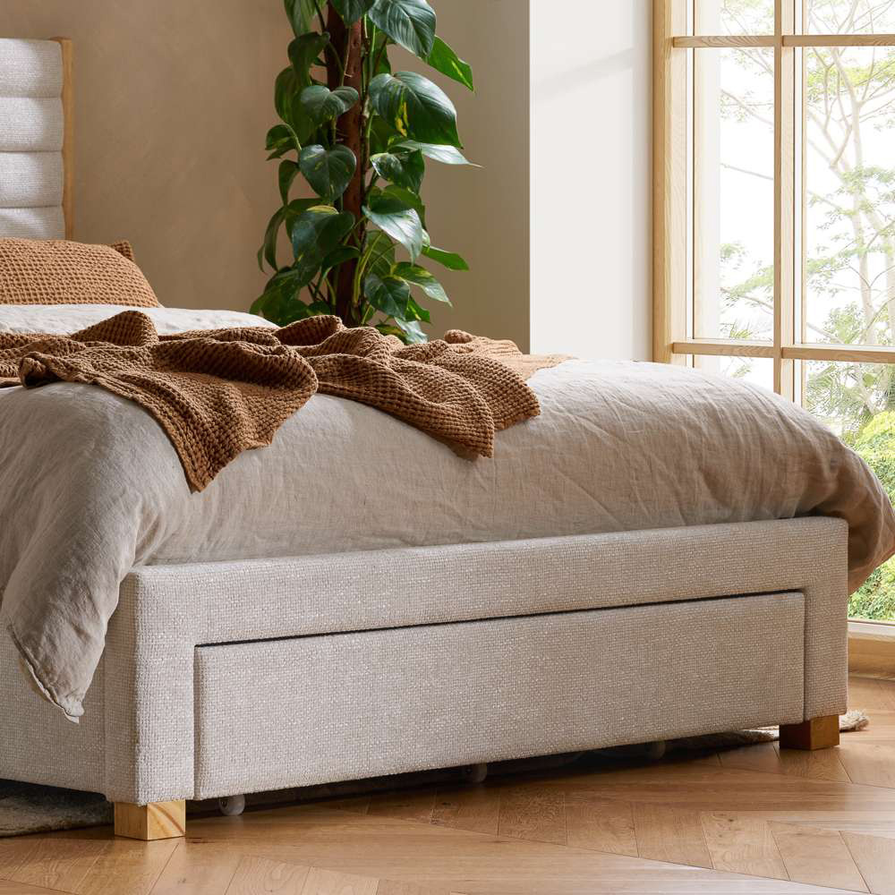 Birlea Arabella Double Grey Velvet Bed Image 7