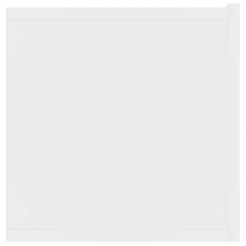 vidaXL 2 Door White Wall Mounted TV Cabinet Set of 2 Image 7
