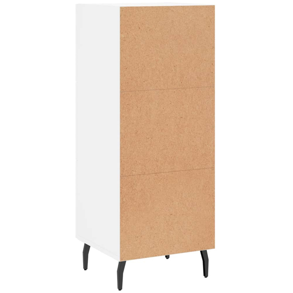 vidaXL 3 Drawer White Sideboard Image 8
