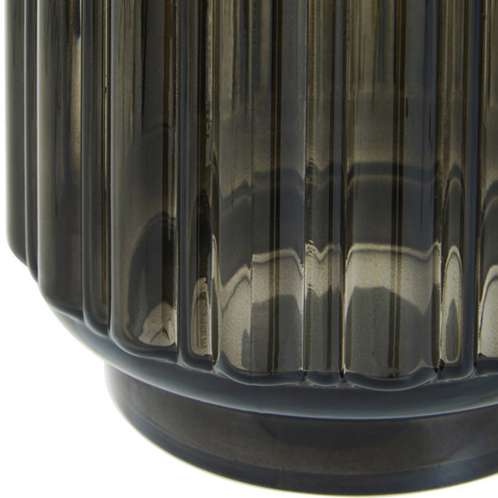 Premier Housewares Grey Chima Glass Vase Image 4