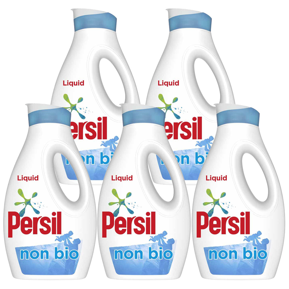 Persil Non Bio Liquid Detergent 38 Washes Case of 5 x 1.026L Image 1