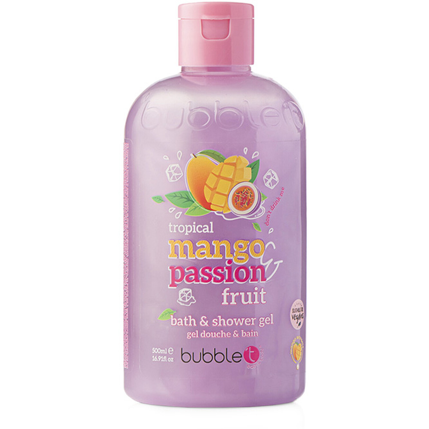Mango and Passionfruit Shower Gel 500ml - Purple Image 1
