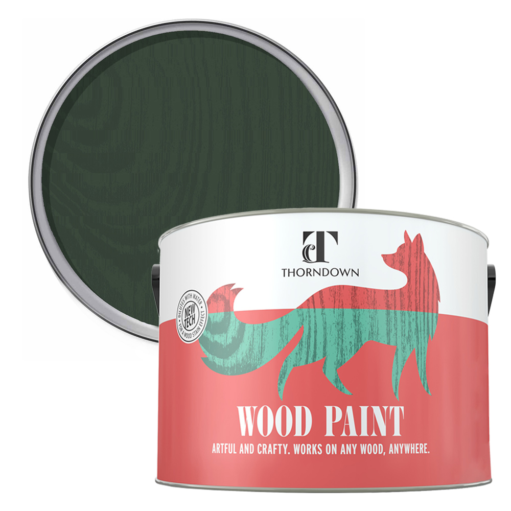Thorndown Field Green Satin Wood Paint 2.5L Image 1