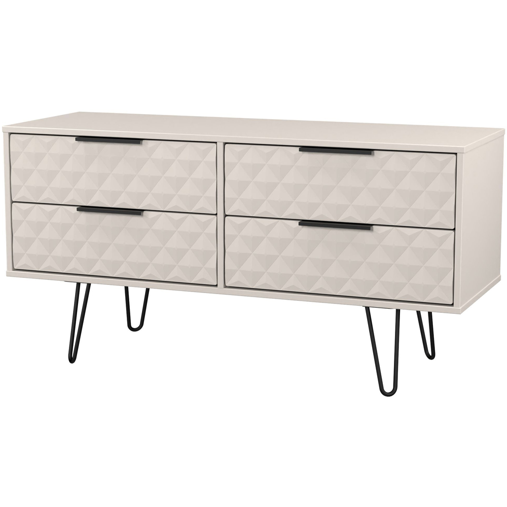 Crowndale Harlequin 4 Drawer Kashmir Matt Bed Box Ready Assembled Image 2
