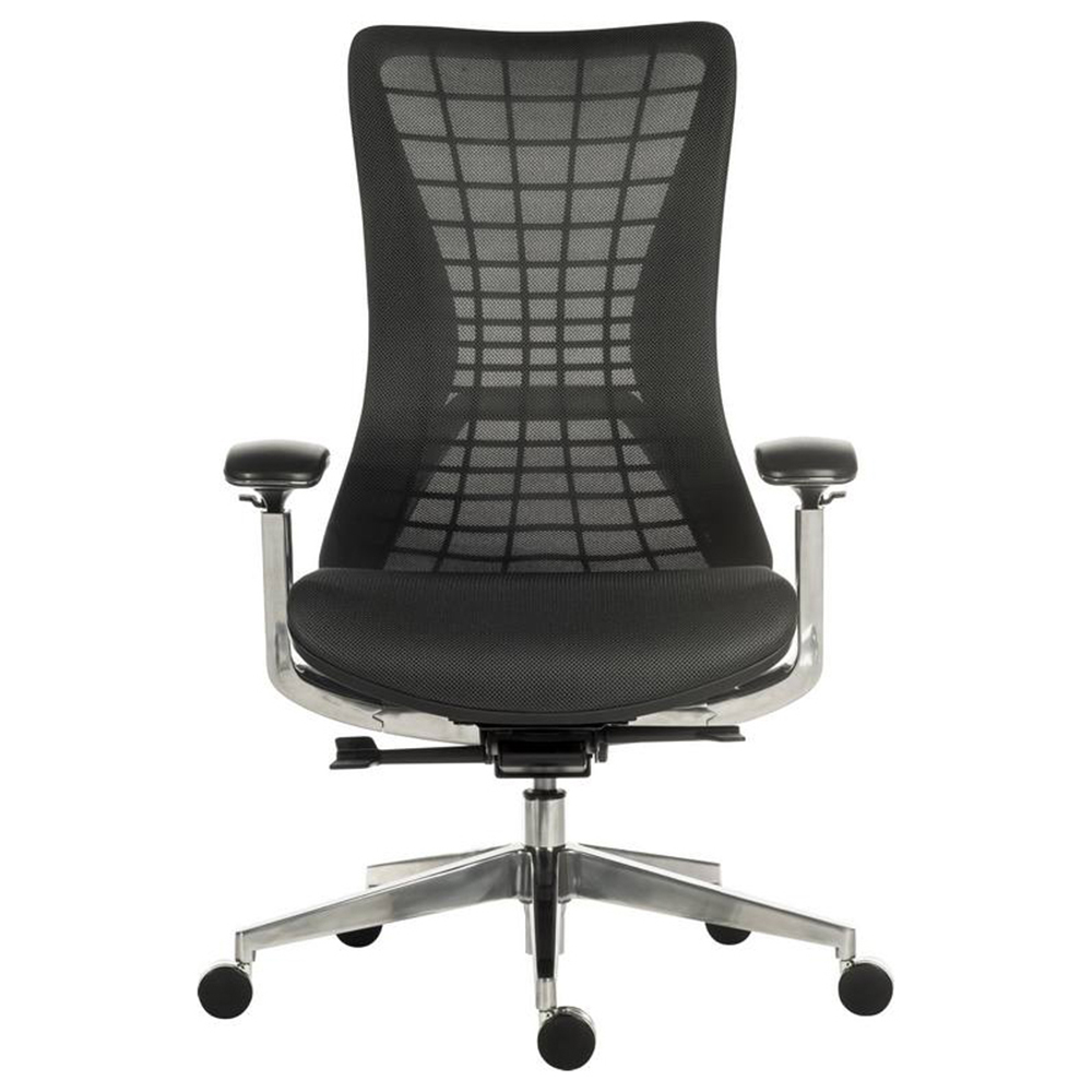Teknik Quantum Black Mesh Swivel Ergonomic Office Chair Image 3
