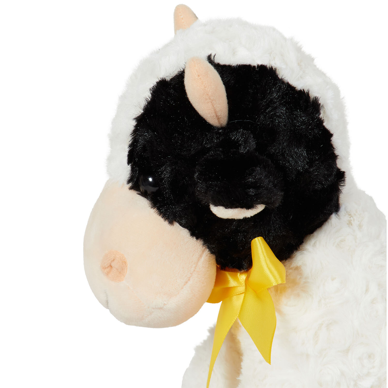 Plush Cow - Black and White Image 4