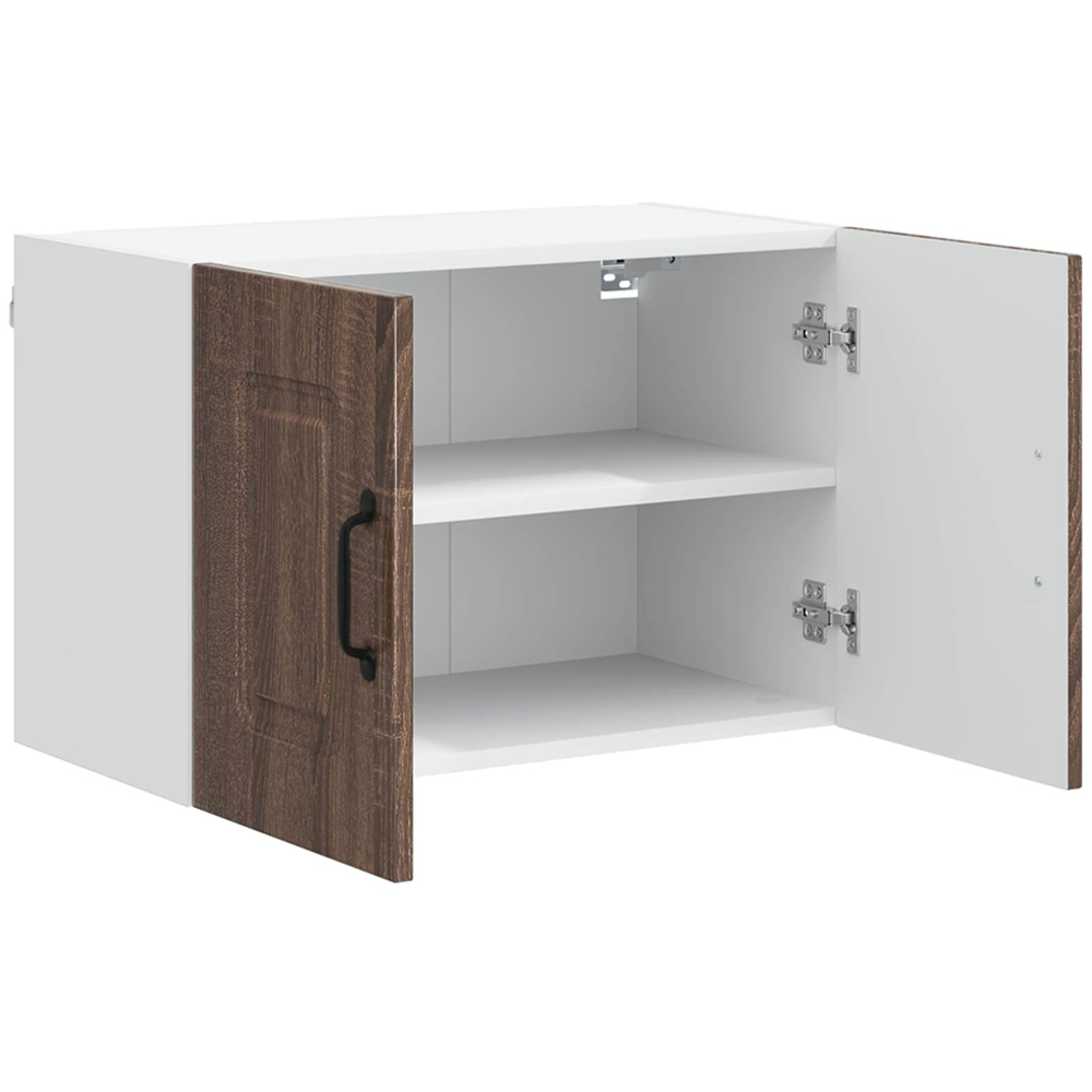 vidaXL Kalmar 2 Door Brown Oak Wall Kitchen Cabinet Image 5