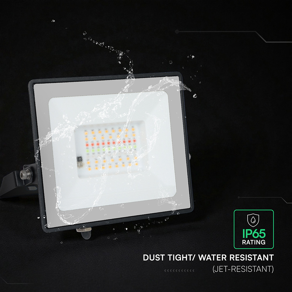 V-TAC 30W RBG and White LED Colour Changing Floodlight Image 7