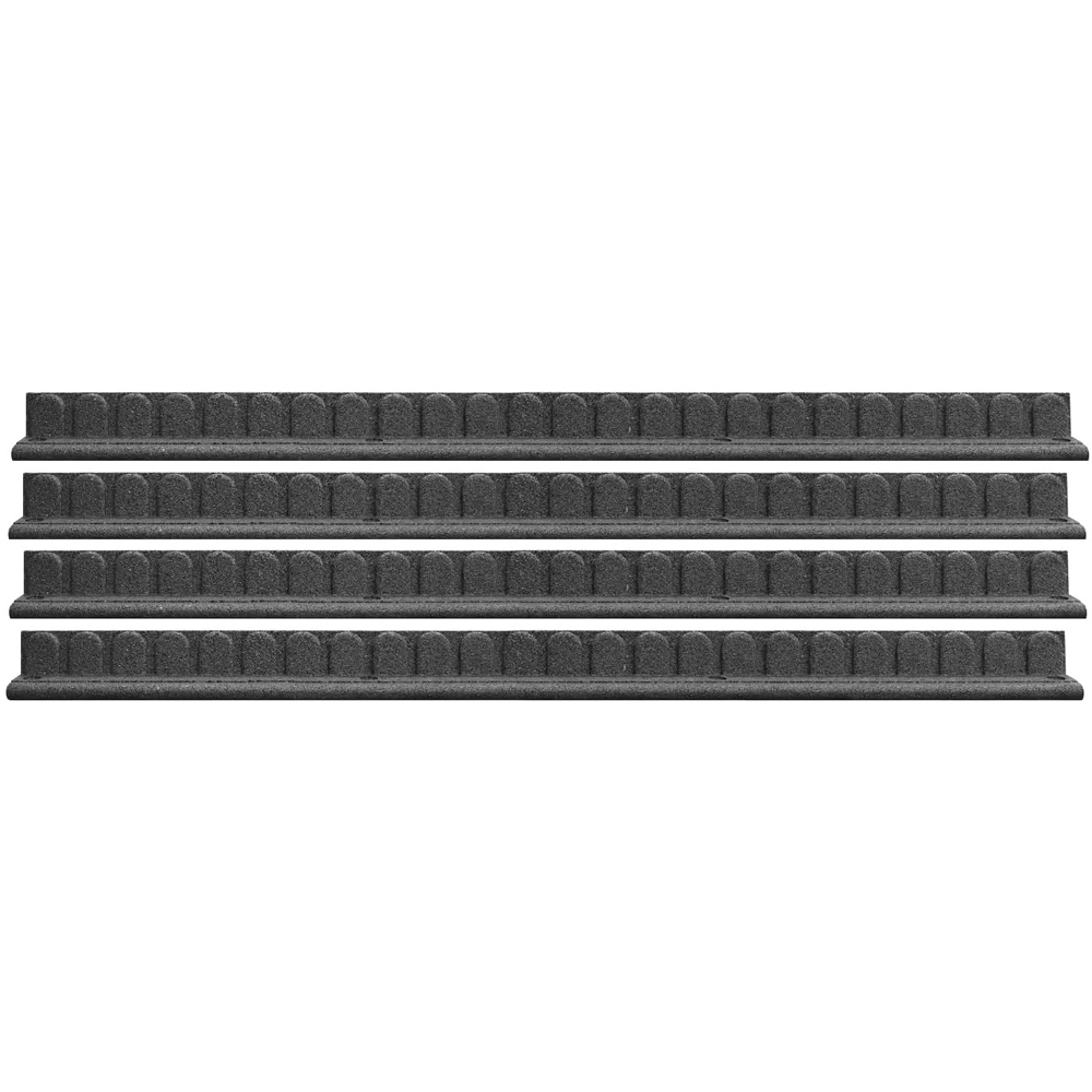 Primeur Grey Mower Edge Lawn Edging 4 Pack Image 1