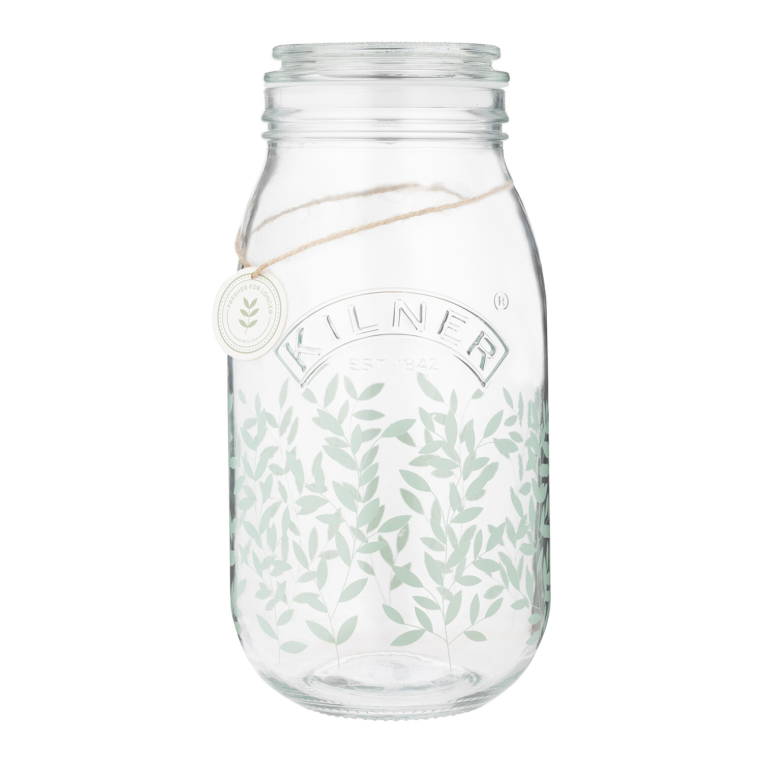 Kilner Botanical Push Top Jar - Clear / 2l Image 3